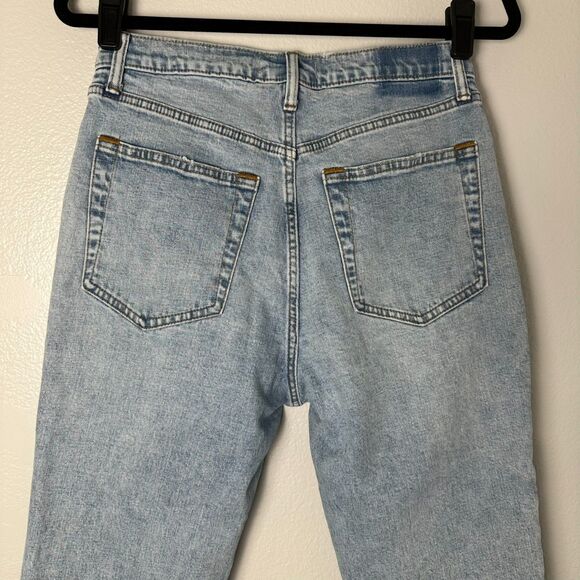 Abercrombie & Fitch Womens The Ankle Straight Ultra Hi Rise Jeans Blue Sz 30/10s - Picture 12 of 16